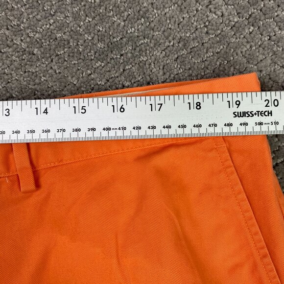 Vintage Polo Ralph Lauren Prospect Shorts Men's 40 Orange Cotton Classic Chino - Picture 11 of 15